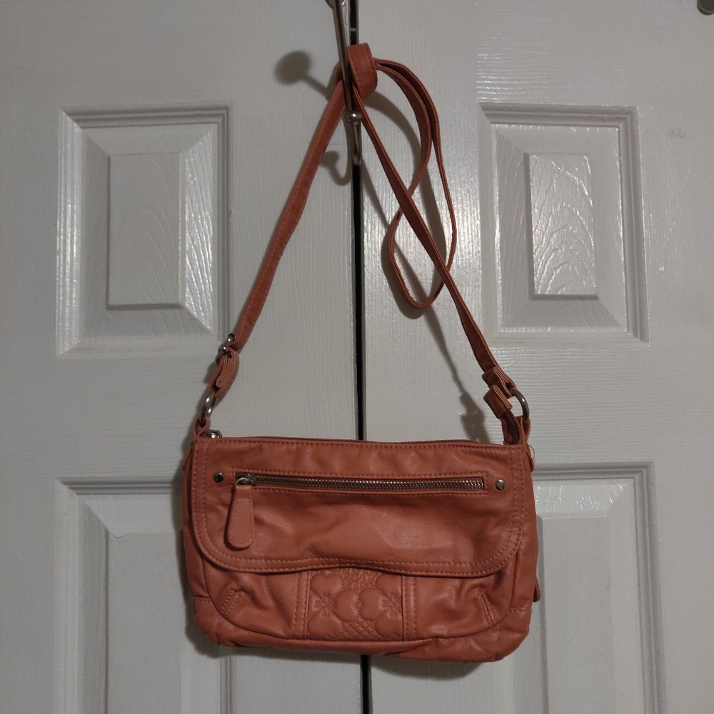Baby pink crossbody bag